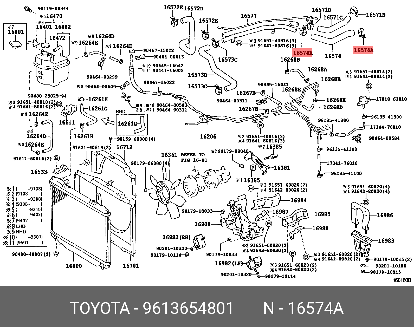 96136-54801 Крепеж TOYOTA LEXUS купить, цена в Челябинске