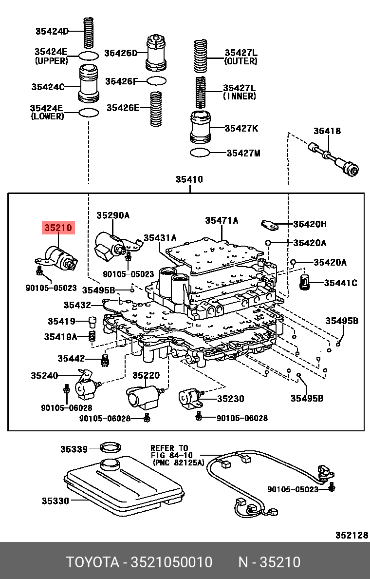 35210-50010 Соленоид АКПП TOYOTA LEXUS купить, цена в Челябинске