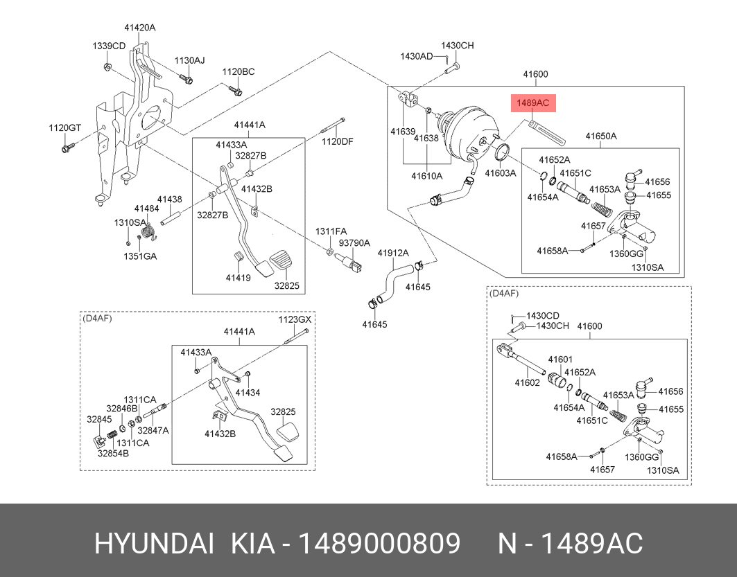 1489000809 Hyundai/Kia ХОМУТ ПРОВОДКИ КУЗОВА - купить, цена в  Санкт-Петербурге