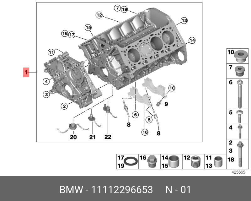 Расположение цилиндров bmw n62