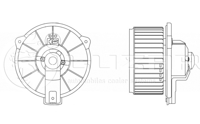 мотор печки TOYOTA COROLLA (E120) 02-06