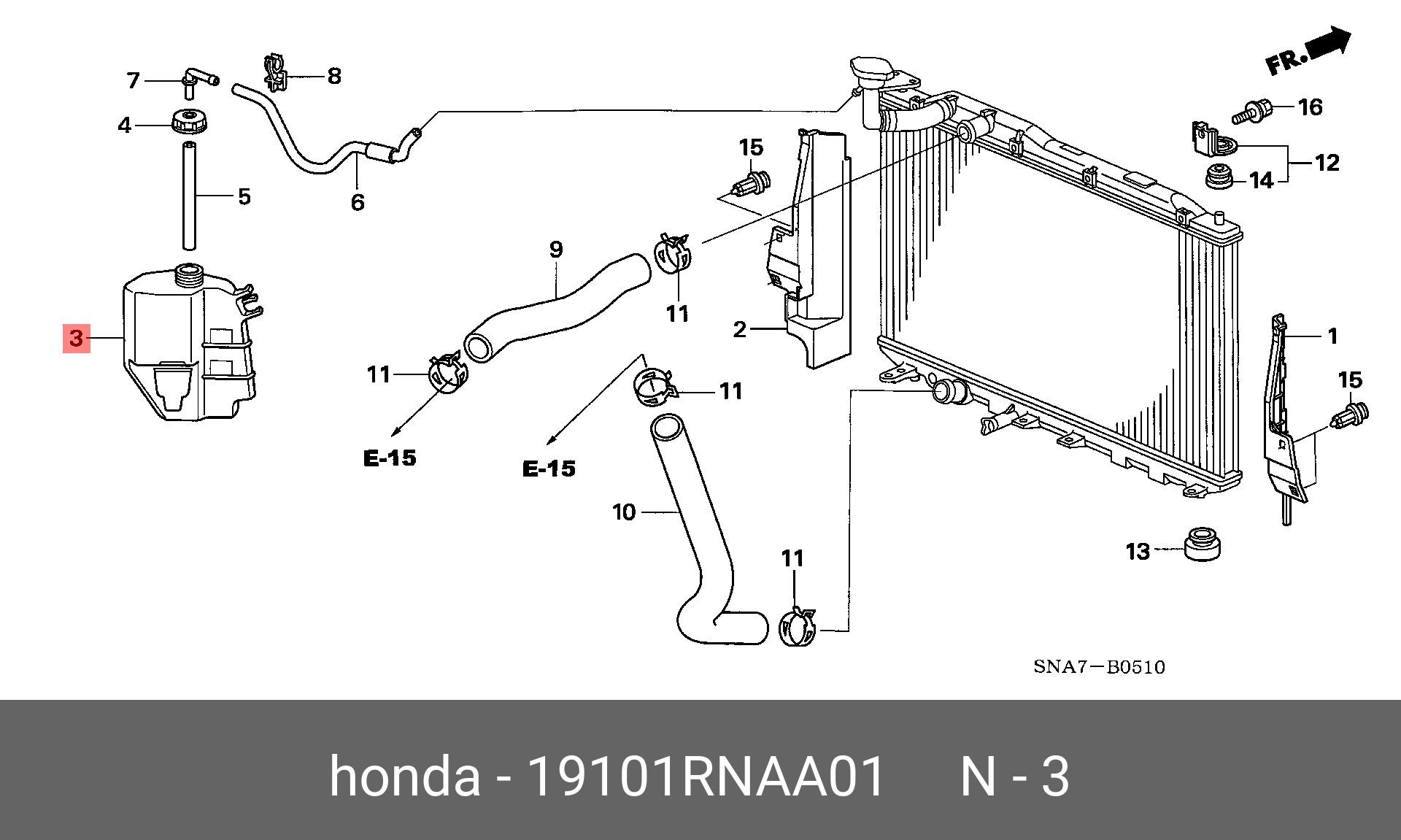 Front License Plate Bracket For 2009-2011 Honda Civic Sedan - OEM Style Replacement