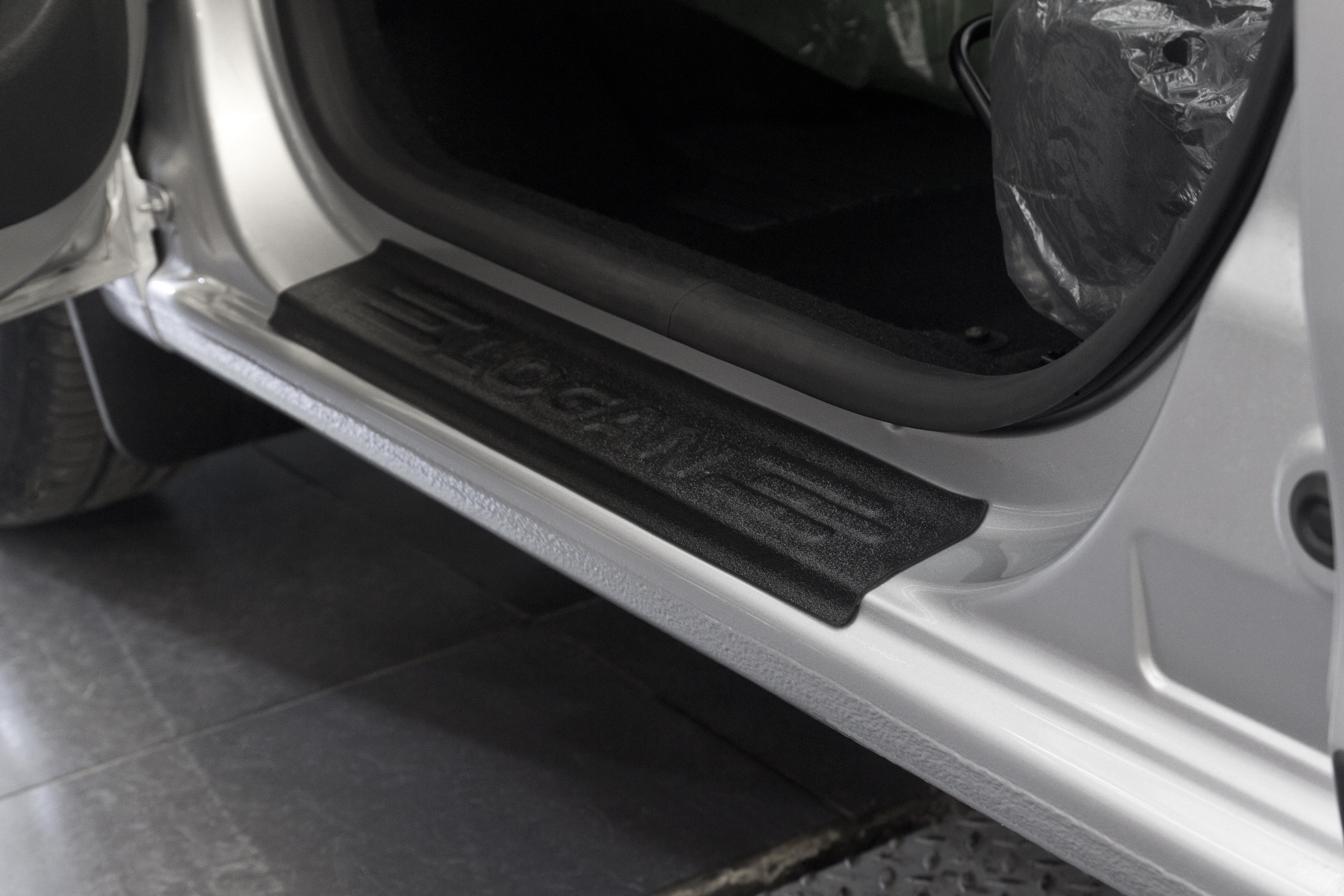 Накладки на внутренние пороги дверей (4шт) для Renault Logan 2014-