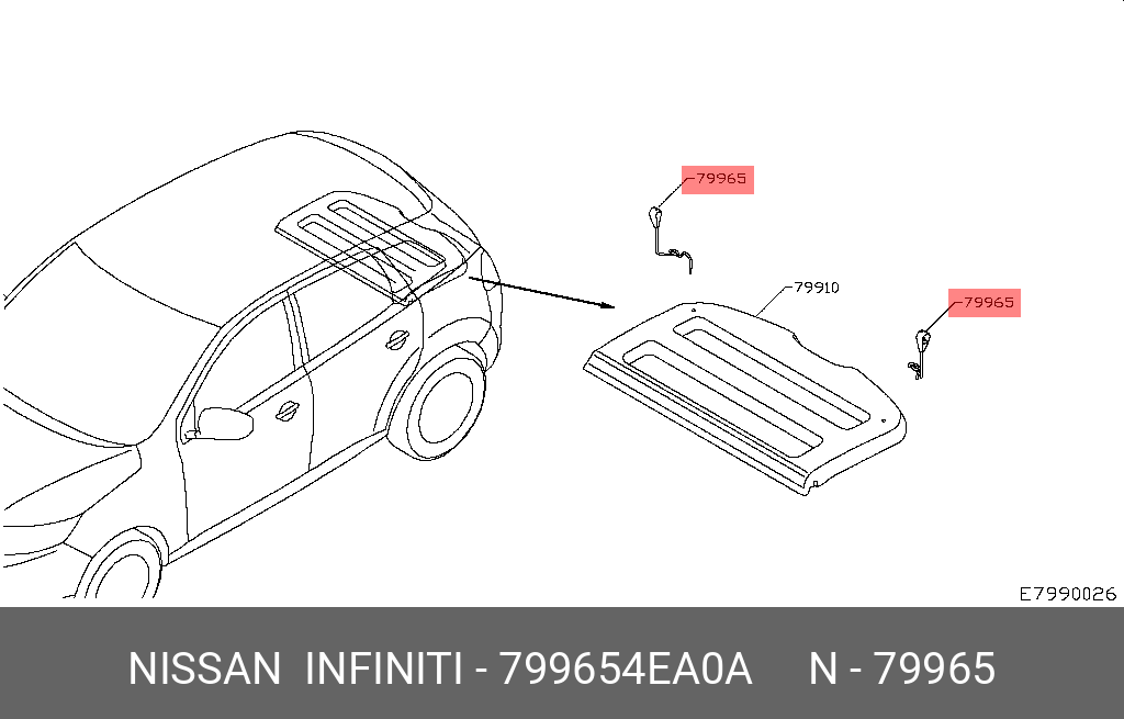 Купить Nissan 808351AA0A (80835-1AA0A) Молдинг для Nissan Murano. Цены, быстрая 