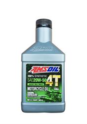 Моторное масло для 4-Такт AMSOIL 100% Synthetic 4T Performance 4-Stroke Motorcycle Oil SAE 20W-50 (0,946л)