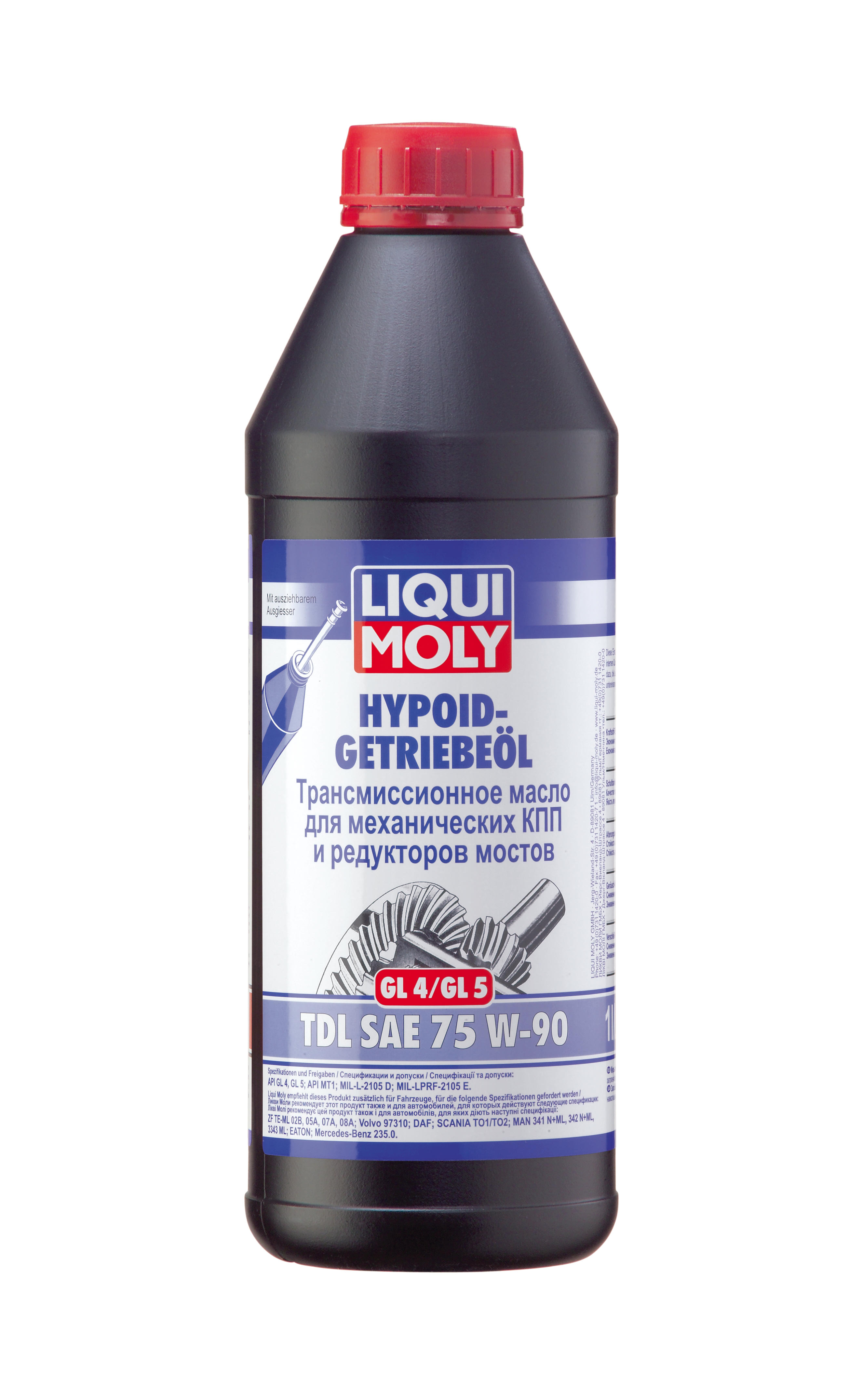 масло трансмисионное Hypoid-Getriebeoil TDL 75W-90 API GL-4; GL-5", 1л