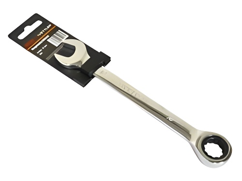 Ключ комбинированный 18х18 (рожково-накидной трещоточный) vettler