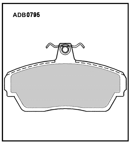 Колодки тормозные передние ГАЗ 3302, 3110 Allied nippon (ADB0795) Япония (16)
