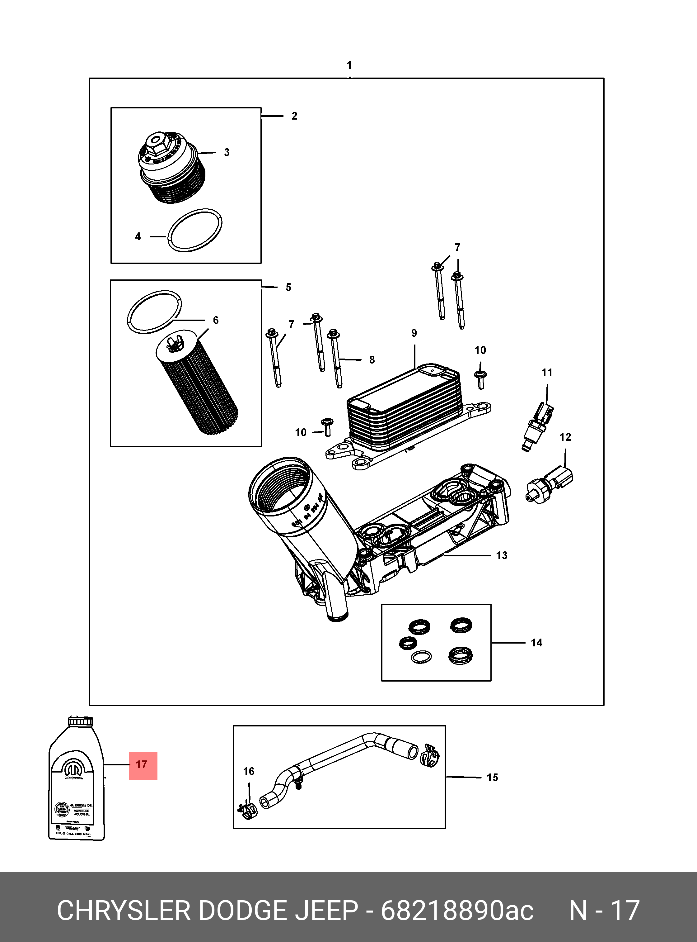 Масло моторное MOPAR 5W20 MaxPro*6 (0,946л)-CHRYSLER