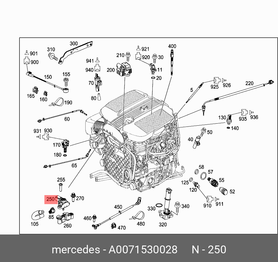 A 007 153 00 28 MERCEDES BENZ Датчик абсолютного давления воздуха