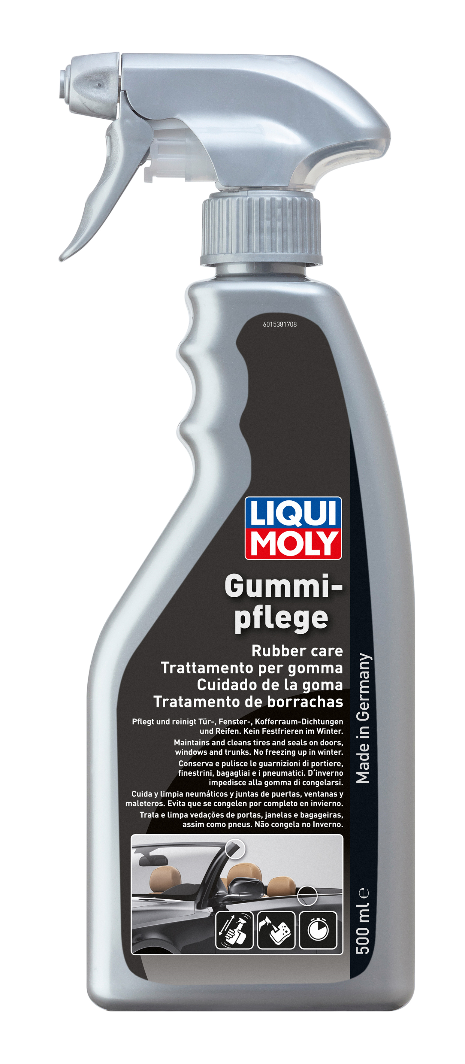 Средство для ухода за резиной Liqui Moly Gummi-pflege с триггером