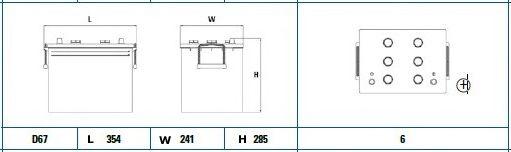 EXIDE EG165A