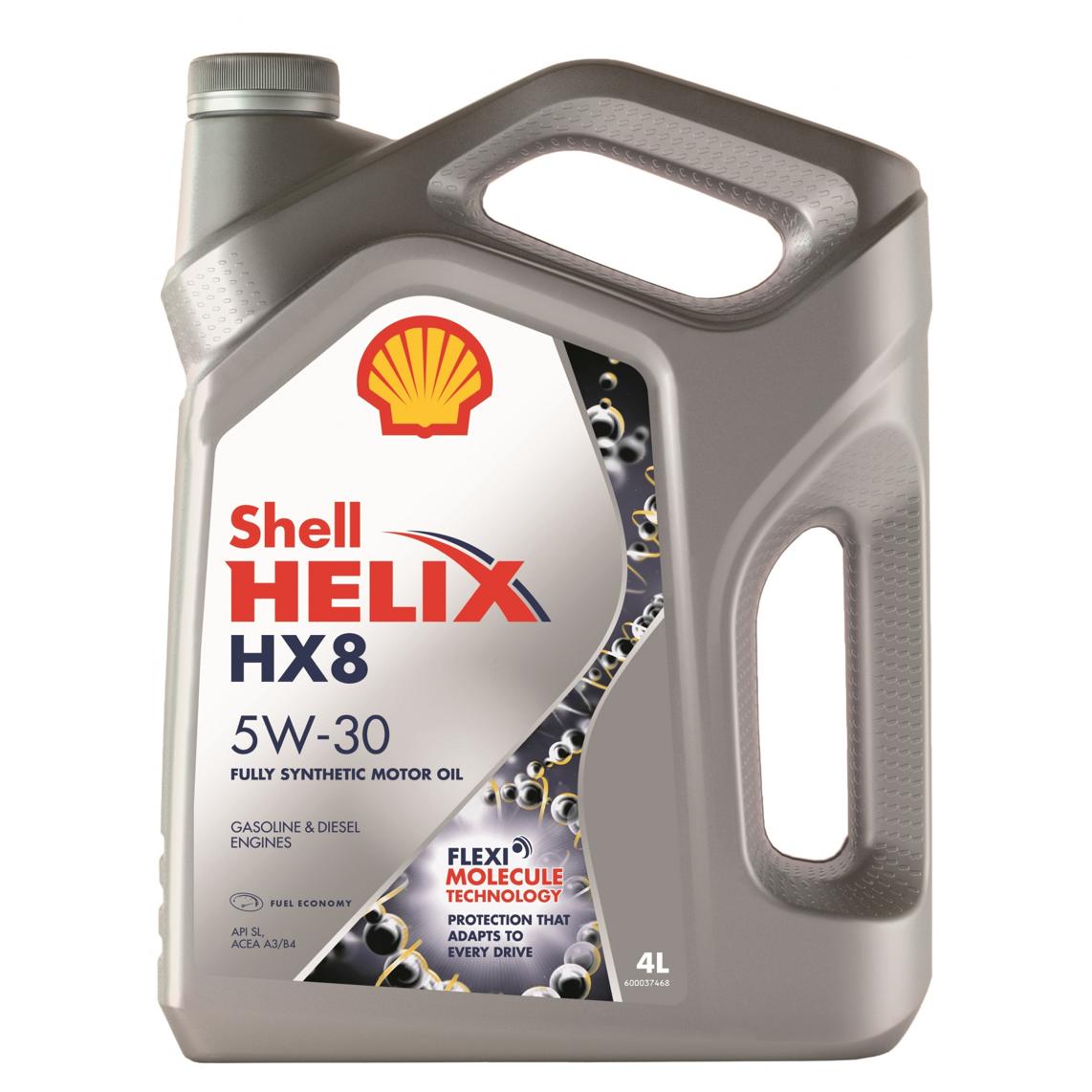 Масло shell helix hx 8 synthetic 5w-30  (4л)