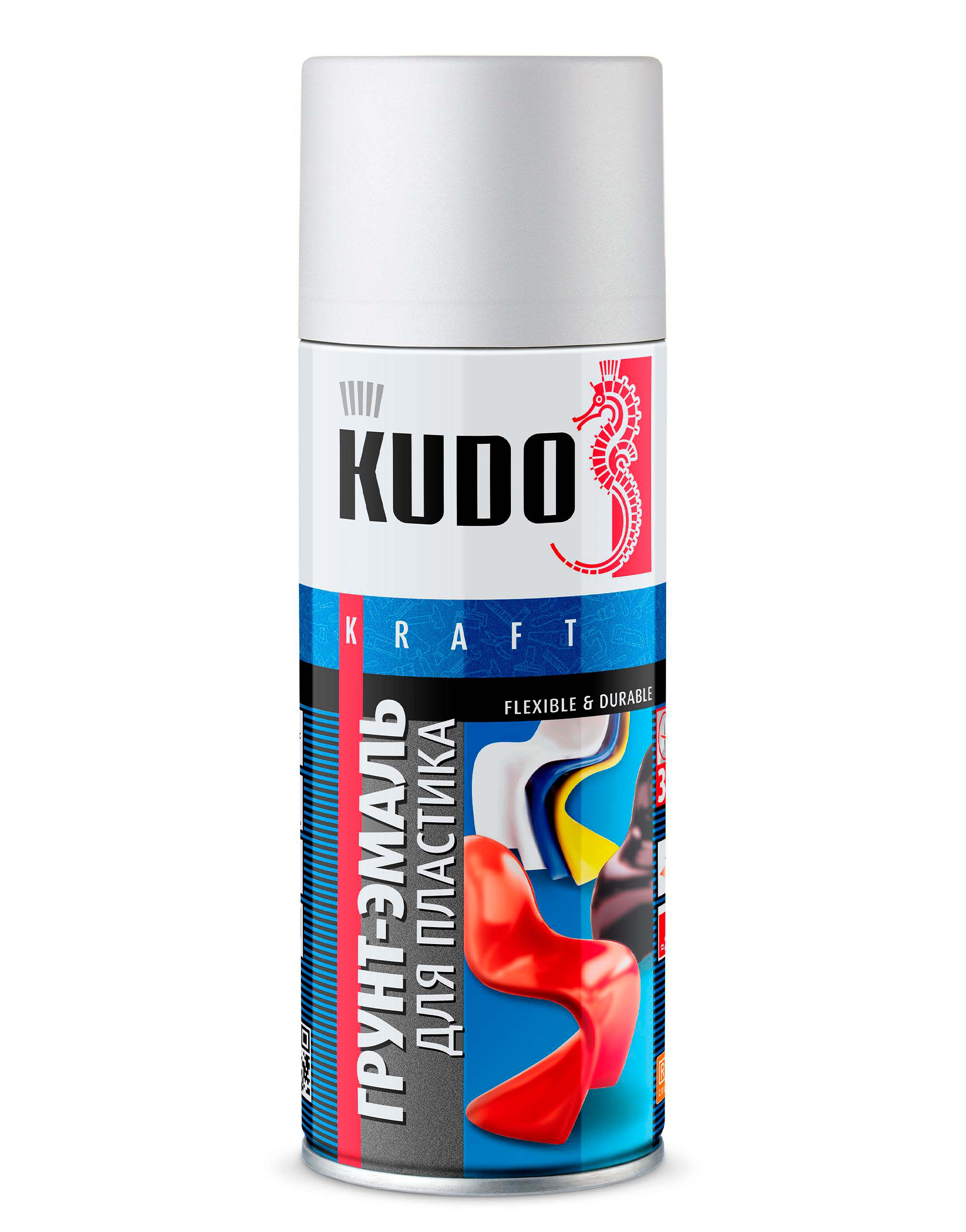 Грунт-эмаль для пластика Kudo KU-6003