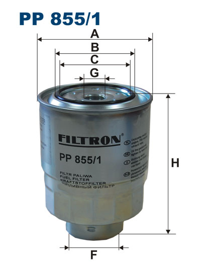 Фильтр топливный TOYOTA AURIS (E150) 1.4D 07-12, COROLLA (E150) 1.4D 06-13, RAV4 (A40) 2.0D 13-18