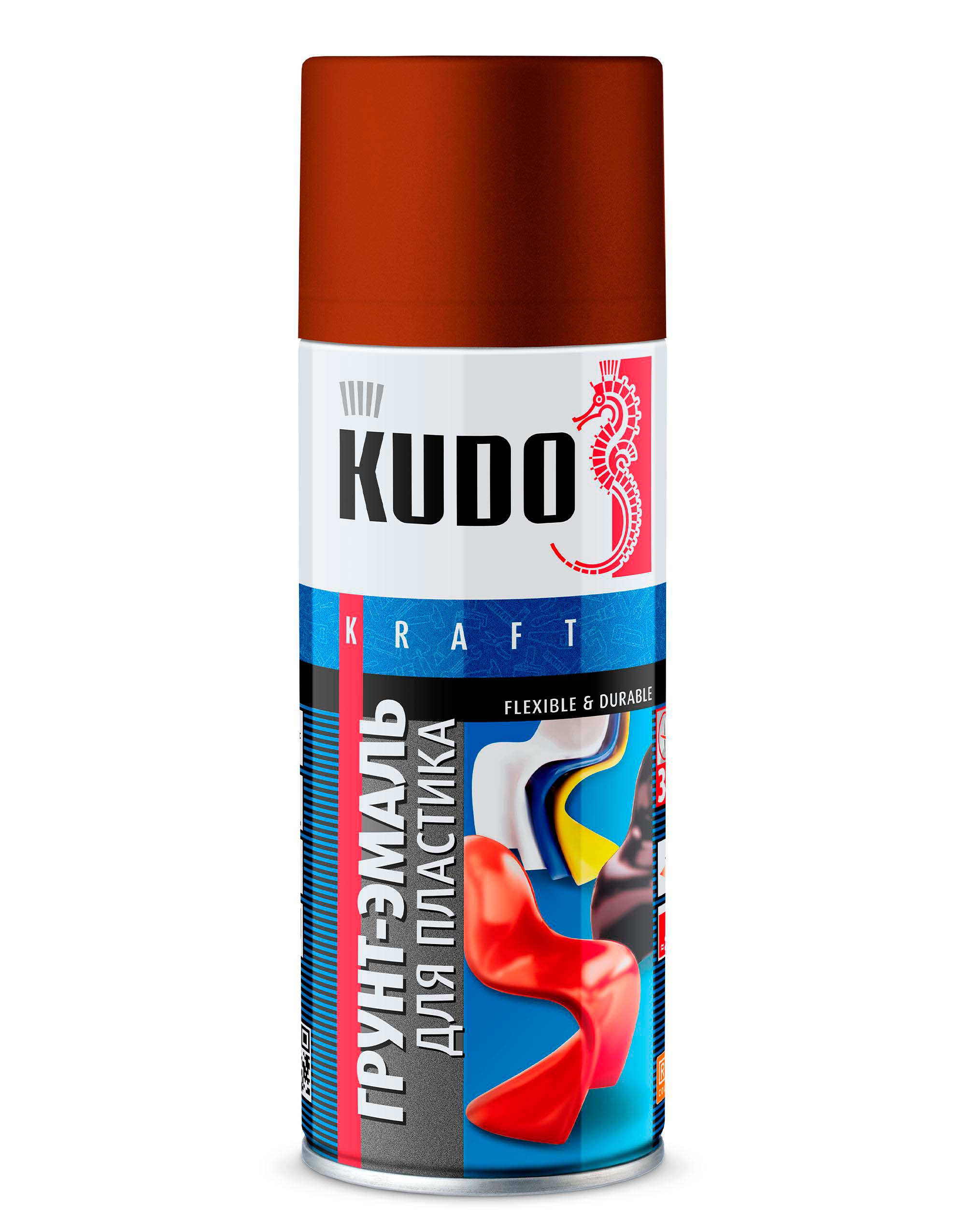 Грунт-эмаль для пластика Kudo KU-6011
