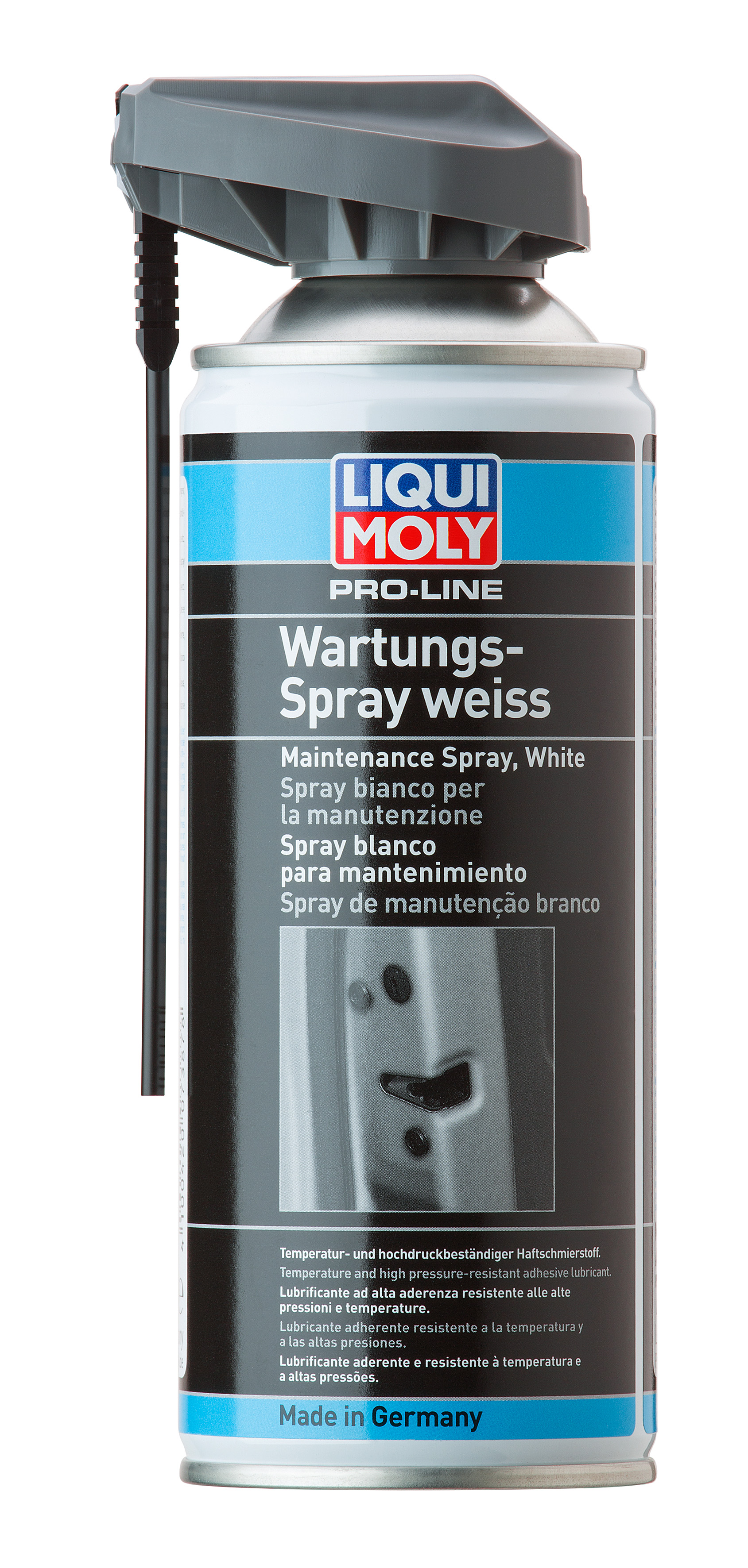Грязеотталкивающая белая смазка Liqui Moly Pro-Line Wartungs-Spray weiss аэрозольный