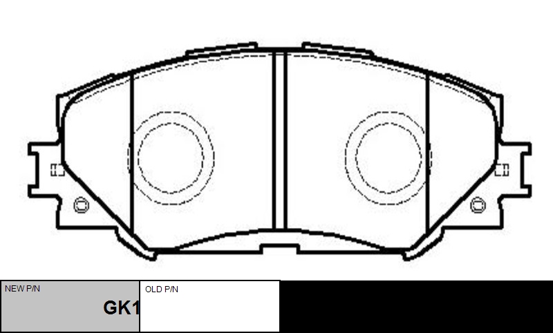 колодки тормозные передние (139,2*50,6мм) TOYOTA AURIS (E150) COROLLA (E150)
