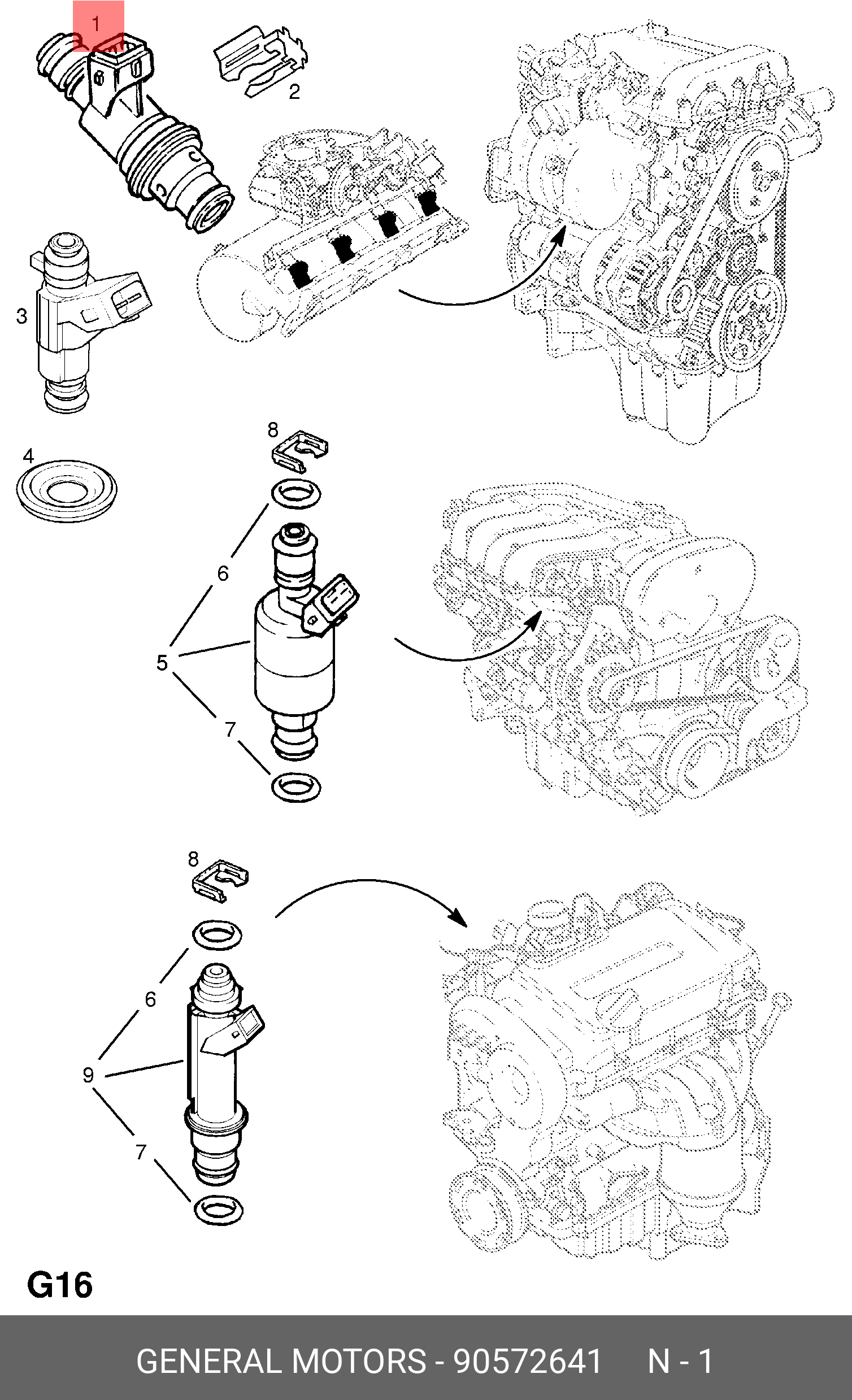 90572641 General Motors ИНЖЕКТОР, В СБОРЕ, ТОПЛИВНЫЙ (BOSCH 0280155793)  (БНО. - НЕТ ДЕТАЛИ НА ЗАМЕНУ) (ЗАВОДСКОЙ НОМЕР 90531520) - купить, цена в  Санкт-Петербурге