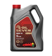 Масло моторное "S-OIL 7 RED #9 SP 0W-30 API SP, ILSAC GF-6", 4л