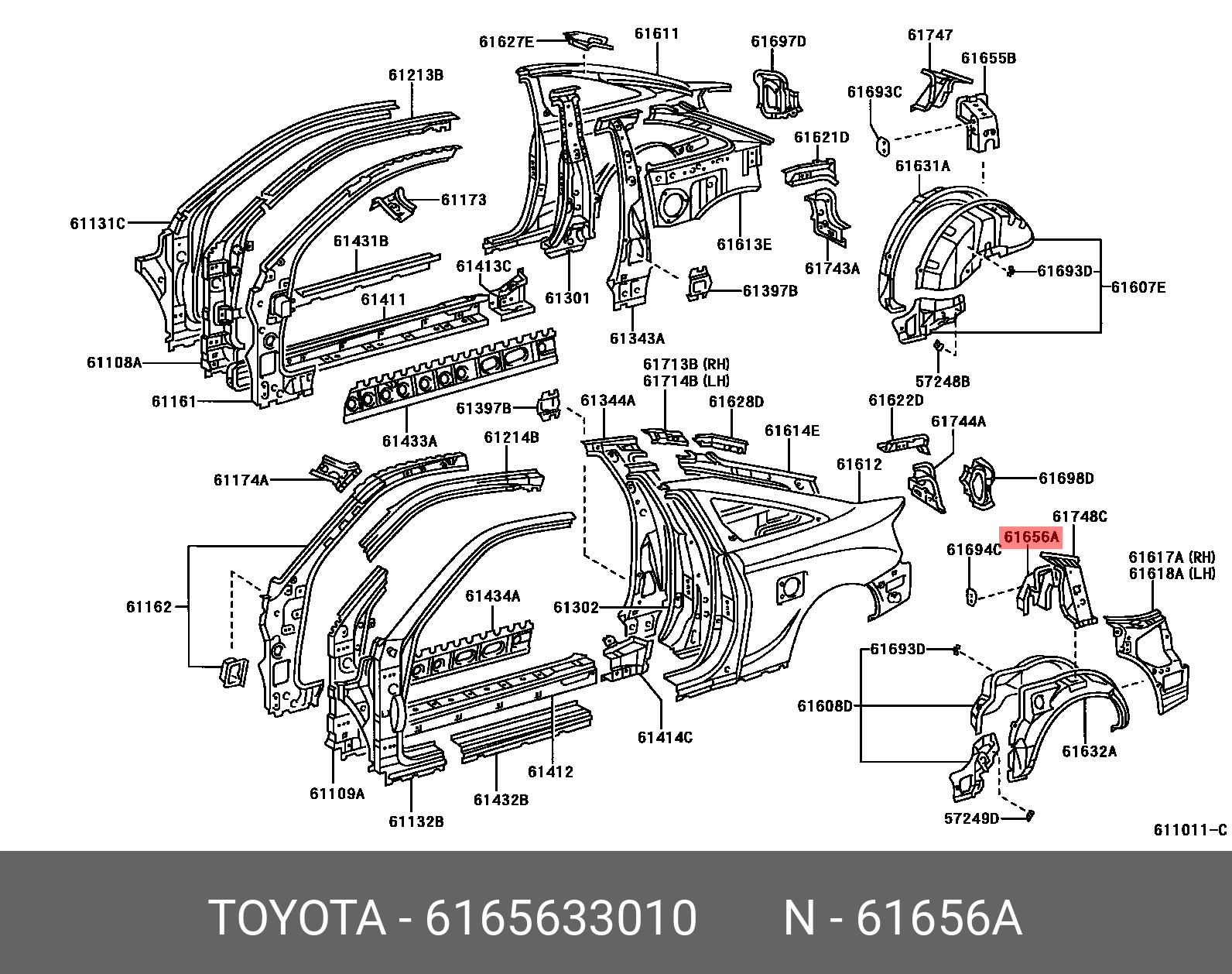 Запчасти тойота кузов. 61611-2b530. Детали кузова. Toyota с кузовом. Детали кузова на Тойота Старлет.