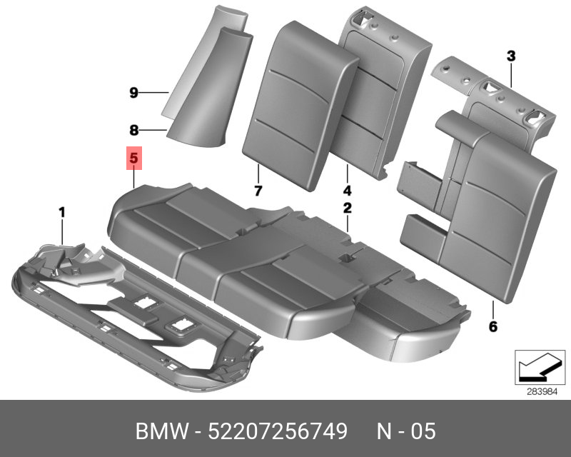 Купить Сидение Bmw X3