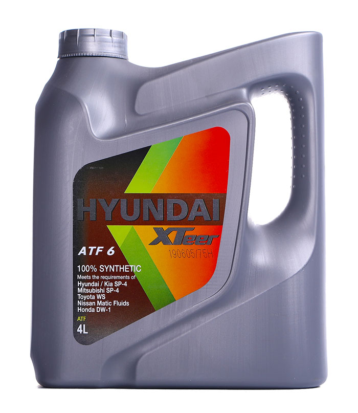 Жидкость для АКП 0450000115, HYUNDAI XTeer ATF6, SP-IV, 4л