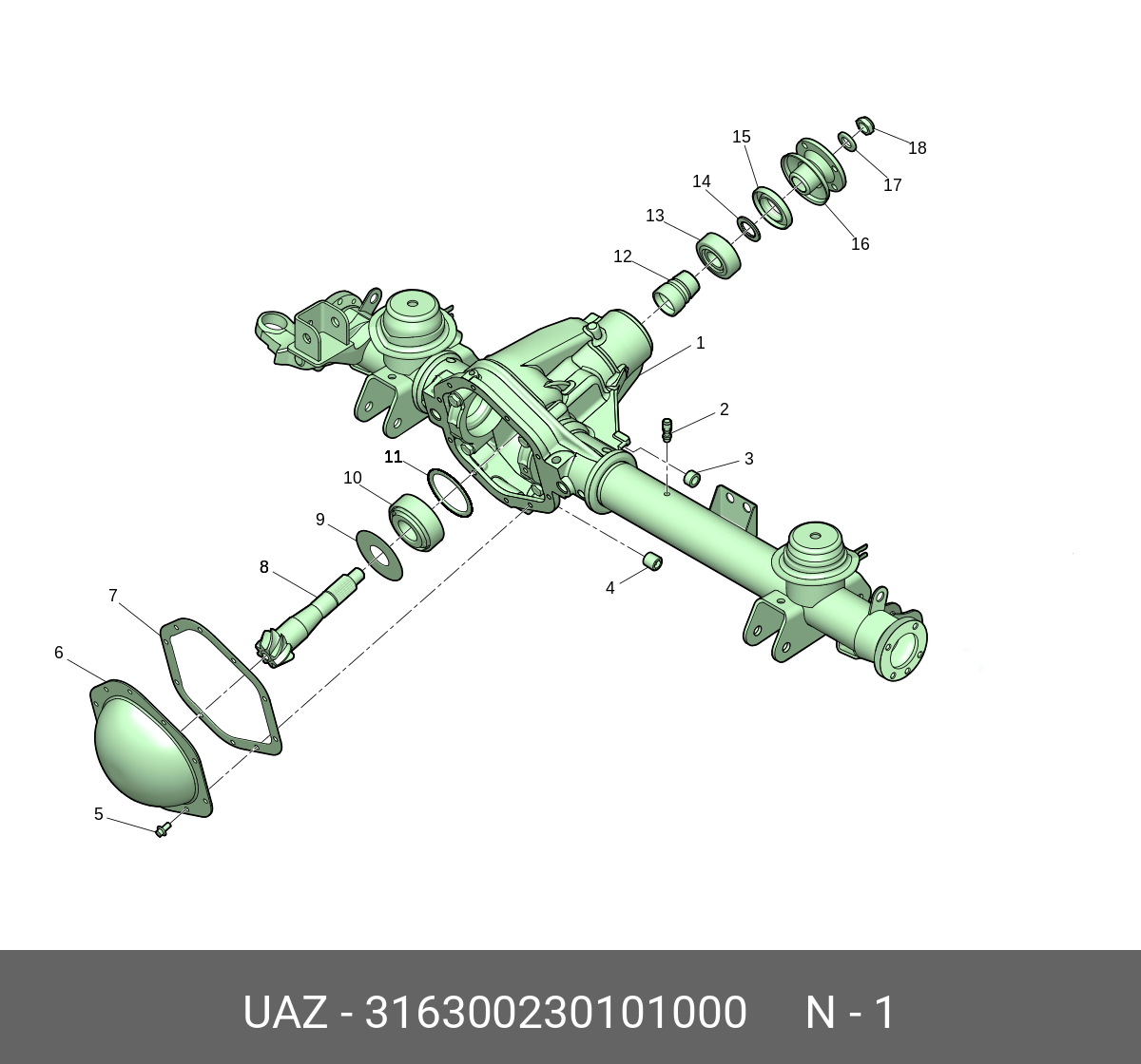 UAZ UAZ 316300230101000 на АКГС МАРКЕТ - Звоните по тел. 8-800-775-44-50