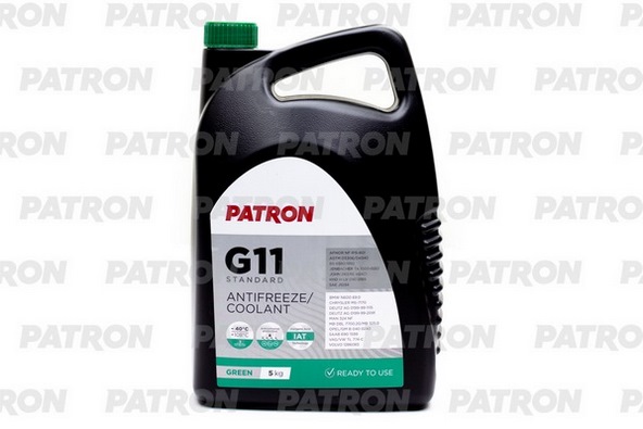 Антифриз зеленый G11 5 кг (PATRON) PCF4005