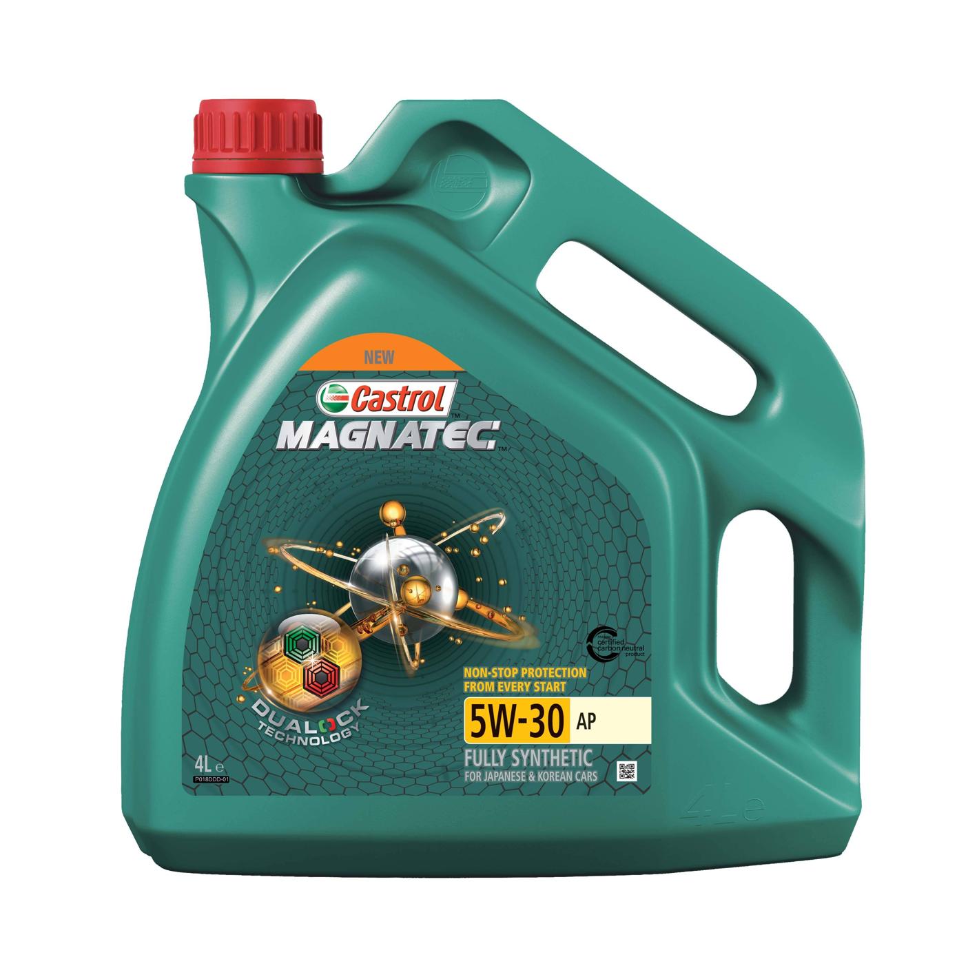 CASTROL Magnatec 5W-30 AP DUALOCK Всесезонное синтетич. мот. масло для бенз. яп. и корейских а/м (4)