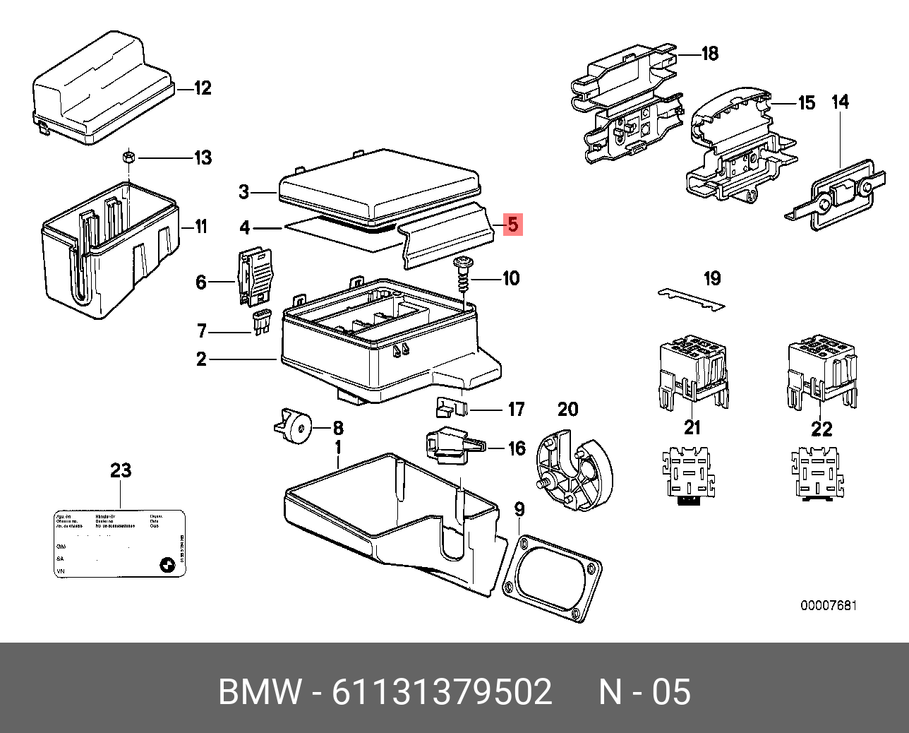 Схема предохранителей bmw e34