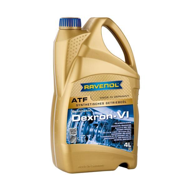 Масло трансмиссионное RAVENOL ATF Dexron VI 4л (синтетика+ПАО)