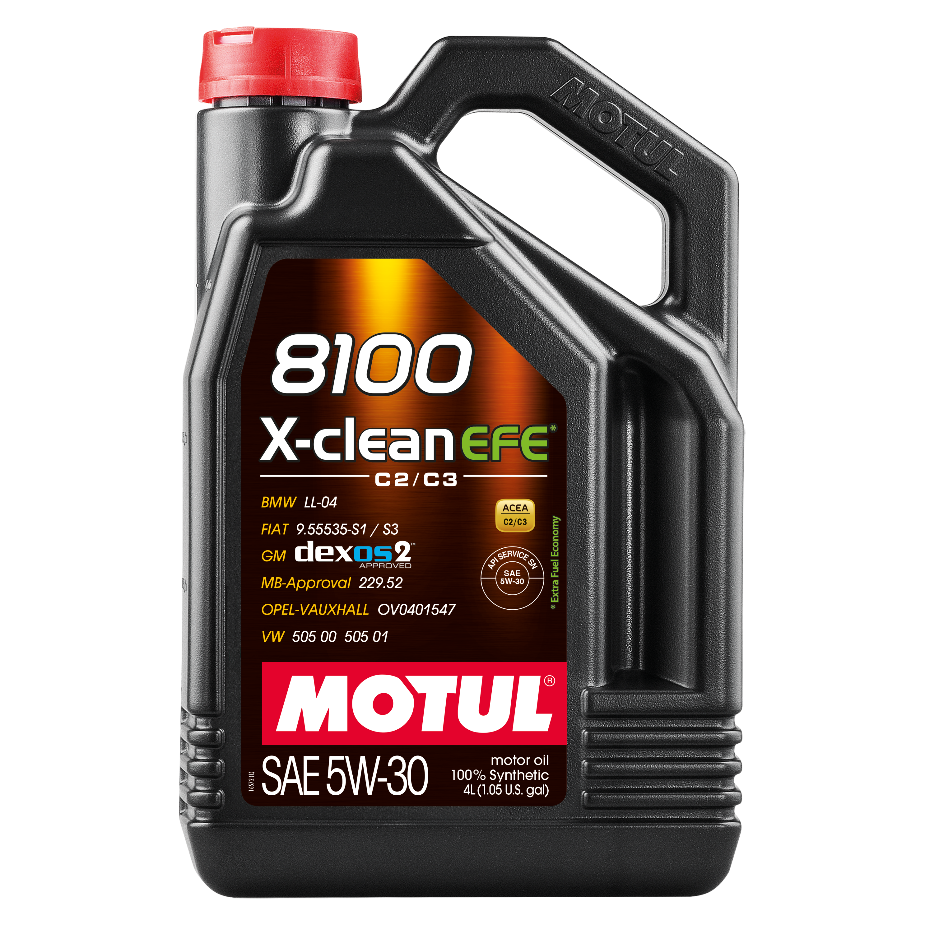 MOTUL 8100 X-CLEAN EFE 5W30 SN,C2,C3 Масло моторное синт. 4л