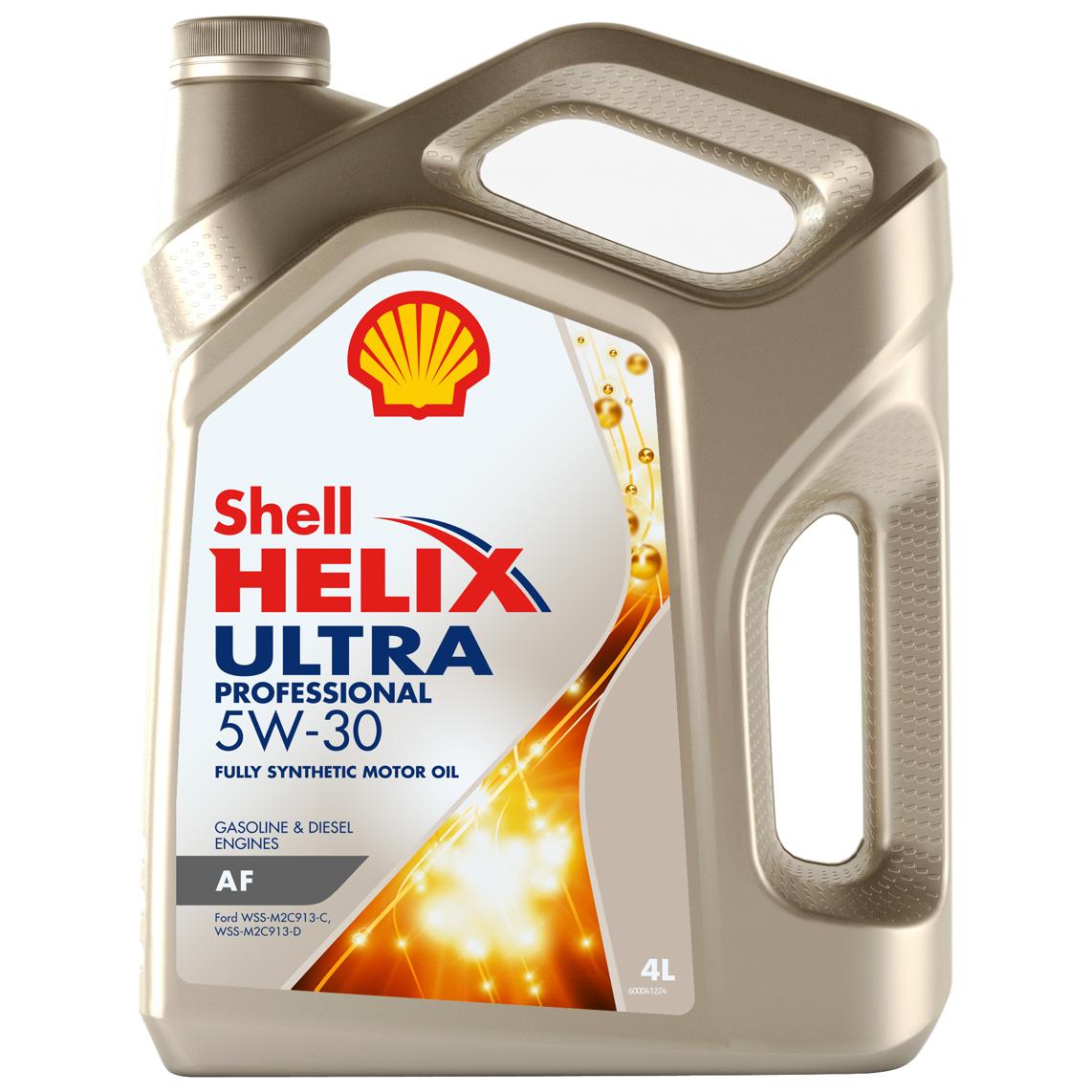 SHELL HELIX PROFESSIONAL ULTRA AF 5W-30 / Масло моторное синт. 4л