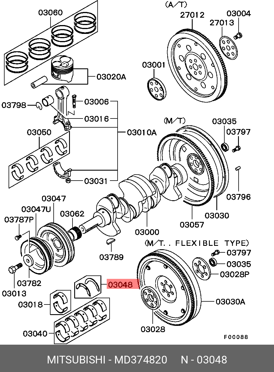 Купить THRUST BEARING SET,CRANKSHAFT производителя MITSUBISHI артикул  MD374820 в Крыму (Симферополь, Евпатория , Саки)