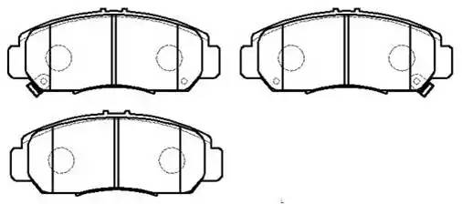 Колодки тормозные дисковые передние (Honda)