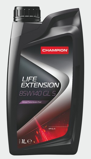 Масло ступенчатой коробки передач минеральное "CHAMPION LIFE EXTENSION 85W140 GL 5", 1л