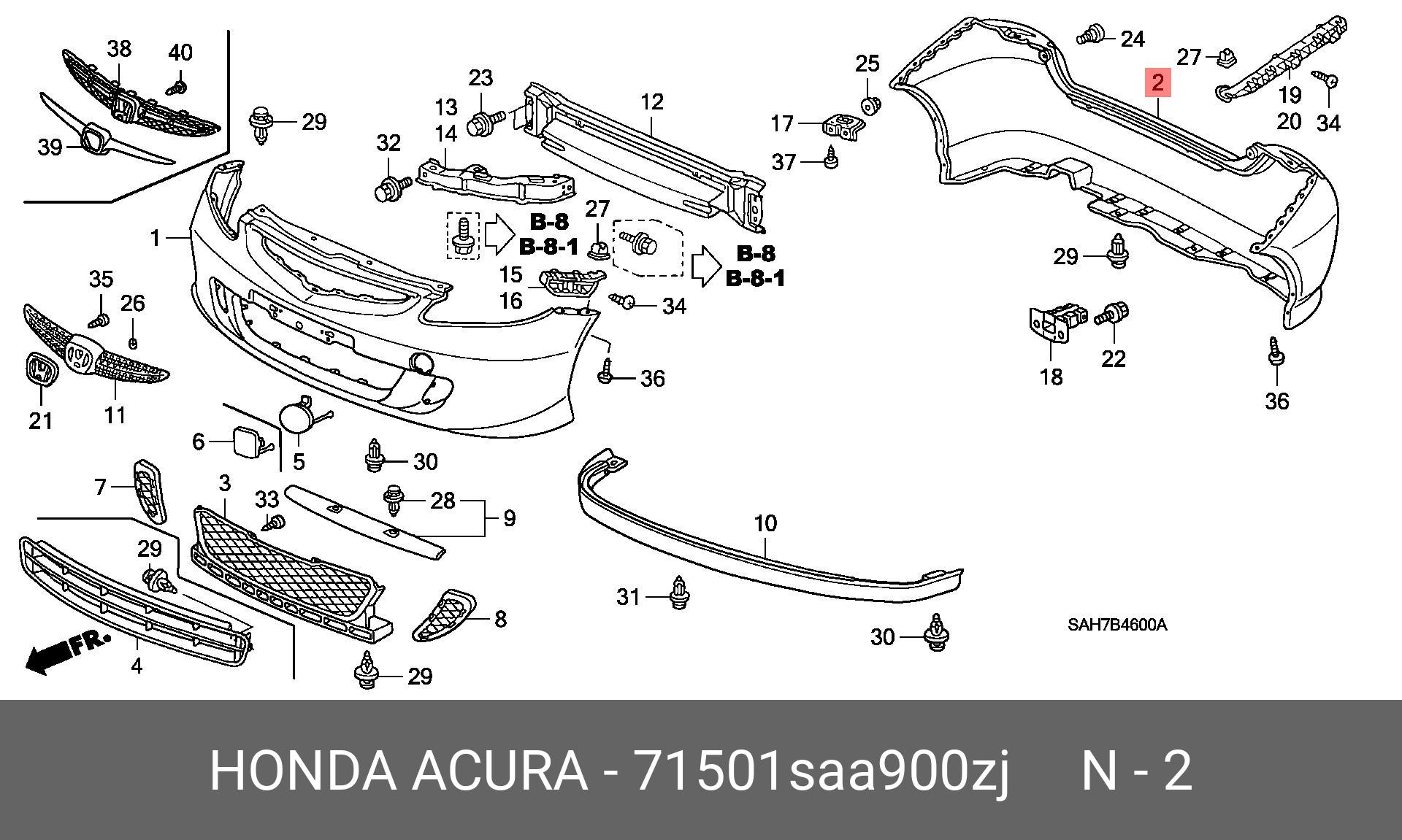 Артикулы honda. 04711-Saa-900zz. 71101-Saa-910za. Honda Jazz 2005 решетка бампера схема. Хонда джаз каталог кузовных деталей.