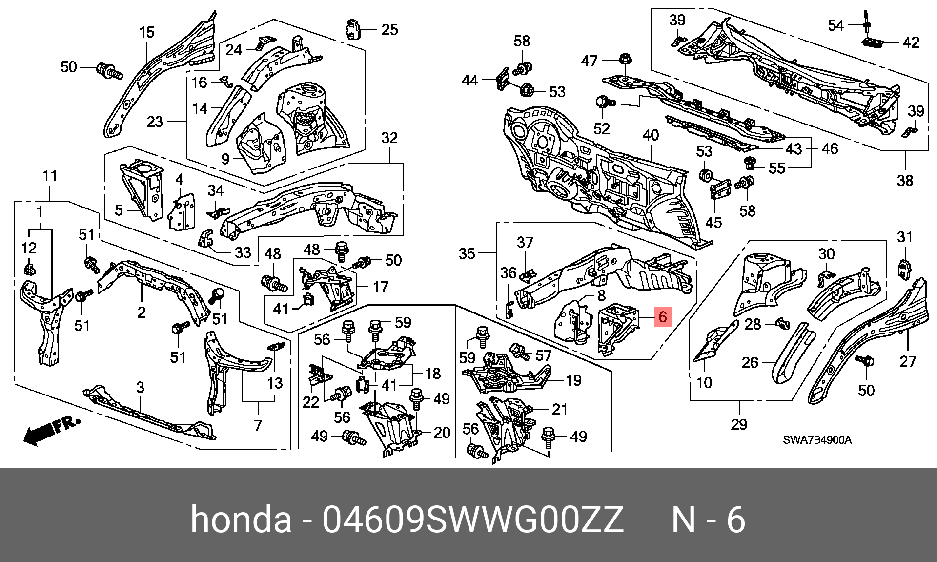 Каталог хонда срв 3. Honda CRV 5 схема переднего бампера. Схема запчастей Honda CR V 2 поколение. Каталог запчастей передней части Honda CR-V 3. Honda CR-V 3 2.4 схема деталей.