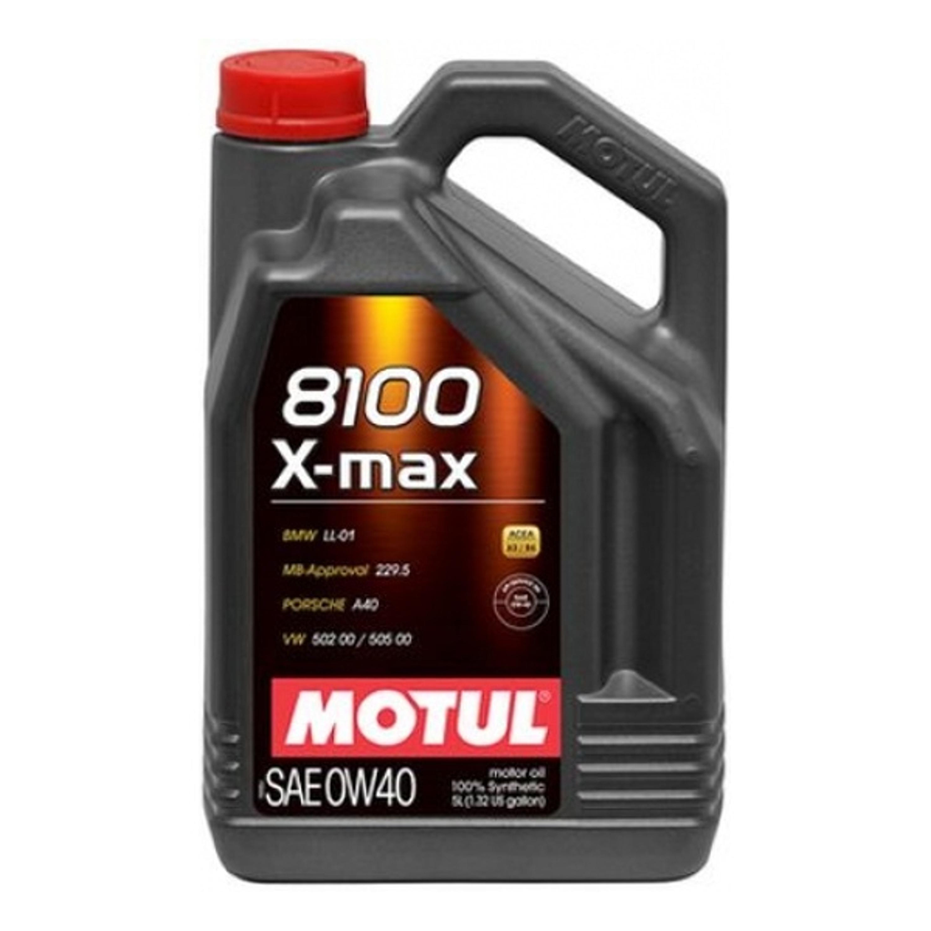 Купить 102886 MOTUL Масло моторное синтетическое д/авто 8100 X-MAX (FORD  937A) SAE 0W40 (5L) в Симферополе в интернет-магазине opt-ms.com