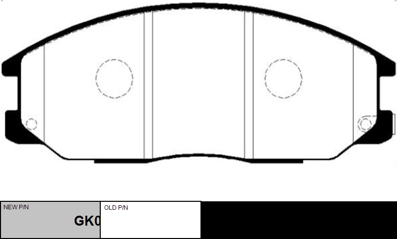 Колодки тормозные передние (149*58) Actyon 05-, Kyron 05-, Rexton 04-