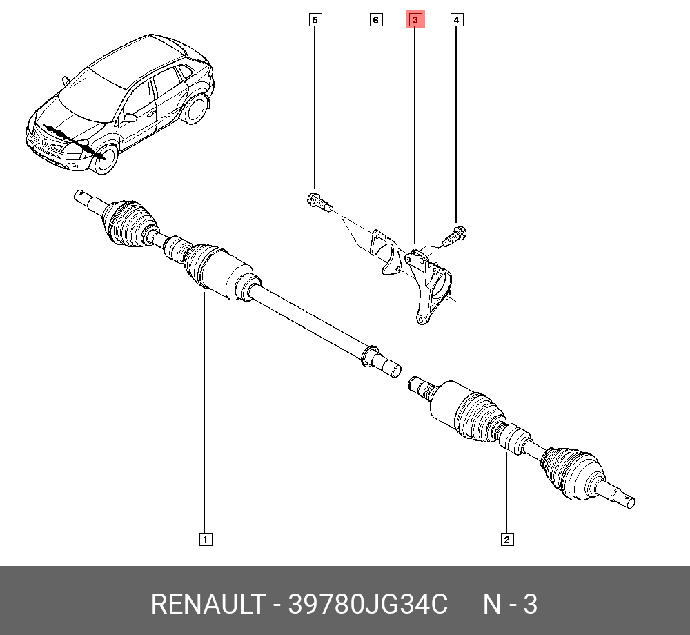 Renault megane привод