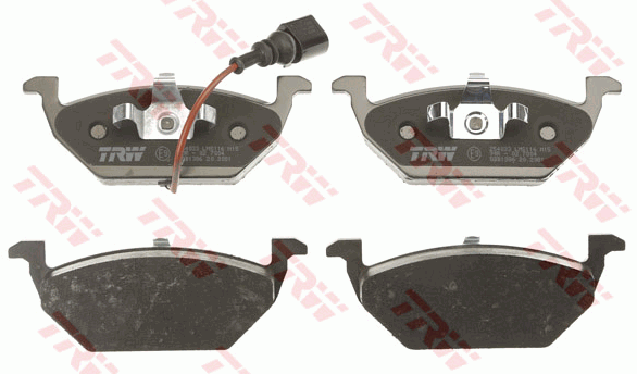 Колодки тормозные дисковые передн AUDI: A2 00-05, A3 96-, A3 03-, A3 Sportback 0