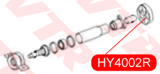 Эластичная муфта карданного вала (Hyundai/Kia) HY4002R