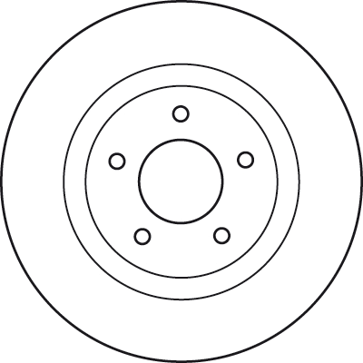 диск тормозной передний NISSAN Qashqai (J10) 03-13, X-Trail (T31) 07-13, Juke (F15) 190 л.с.