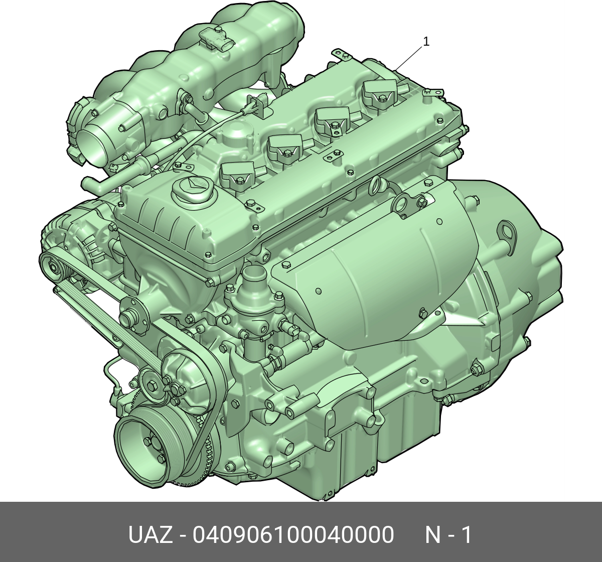 ДВИГАТЕЛЬ ЗМЗ-40906 ЕВРО-5 (УАЗ ПАТРИОТ, ПОД МИКАС BOSCH) (40906 1000400)  UAZ UAZ 040906100040000 на АКГС МАРКЕТ - Звоните по тел. 8-800-775-44-50