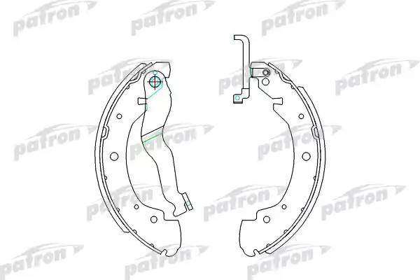 Колодки тормозные задние барабанные 268*56 VW TRANSPORTER T4 1990-2003 ...