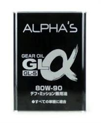 Масло трансмиссионное ALPHAS 80W-90 GL-5 4л (минеральное)