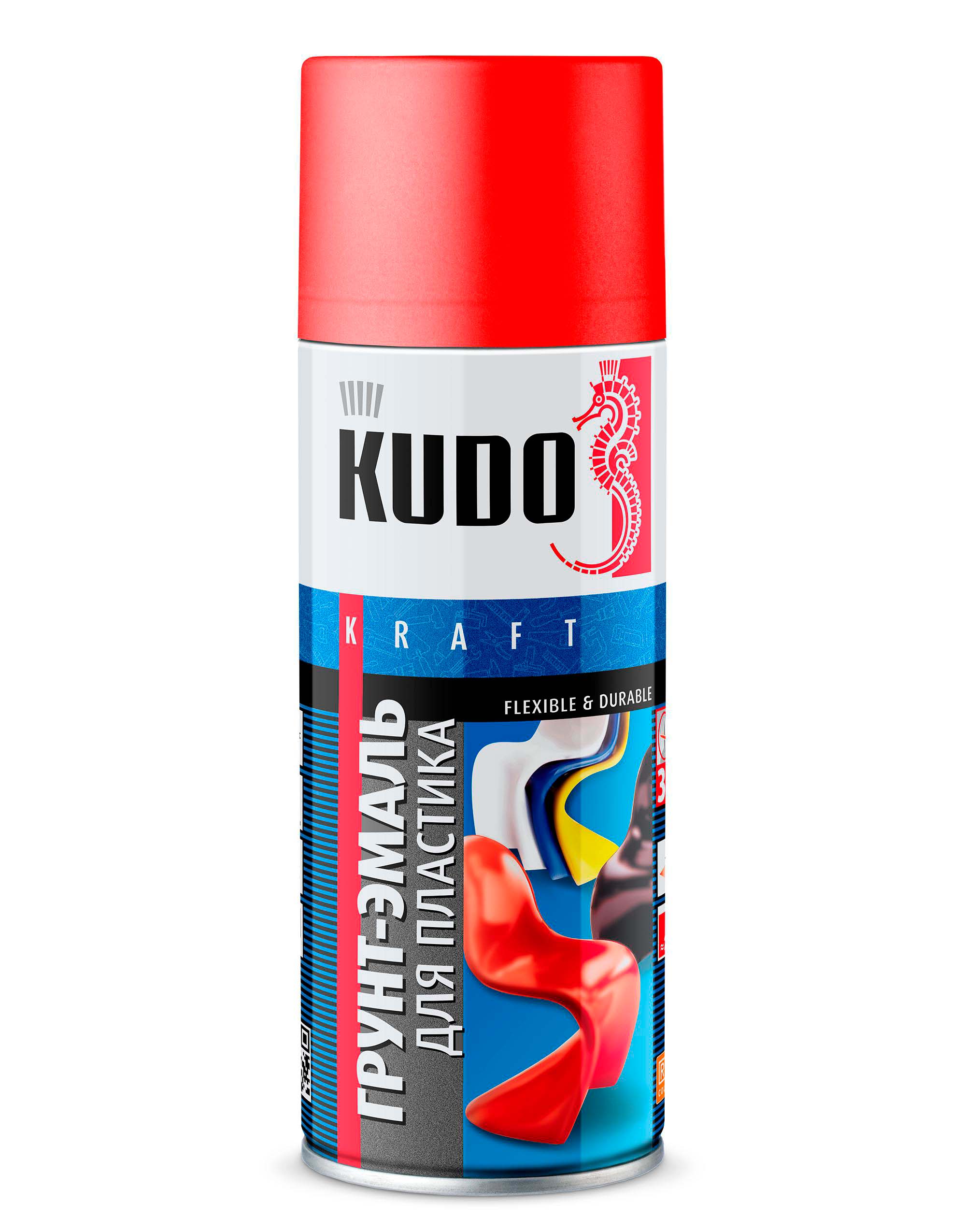 Грунт-эмаль для пластика Kudo KU-6006