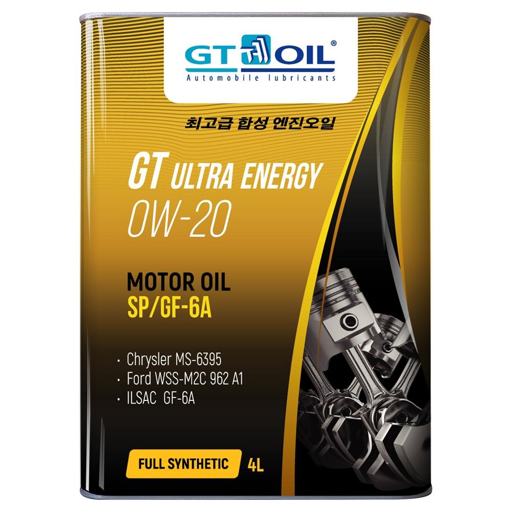 Масло GT Ultra Energy  SAE 0W-20  API SN/GF-5 син.  4 л